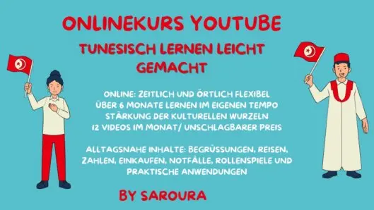 Tunesisch  lernen  Onlineshop, tunesisch sprechen leicht gemacht. 